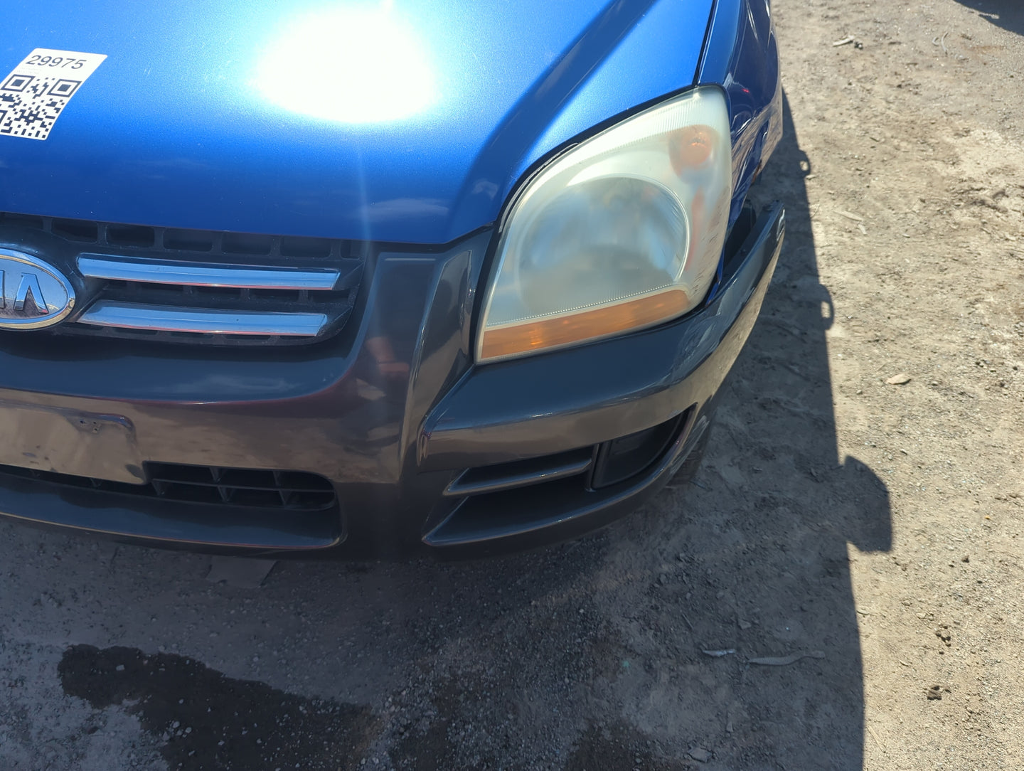2005-2008 Kia Sportage Front Bumper - Oem - Oemusedautoparts1.com