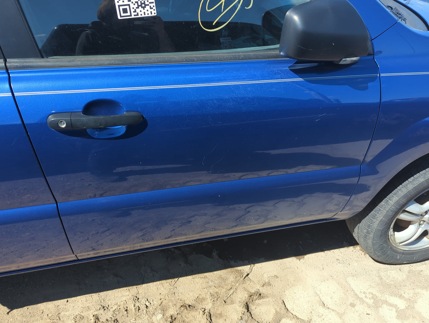 2005-2010 Kia Sportage Passenger Front Door Oem - Oemusedautoparts1.com