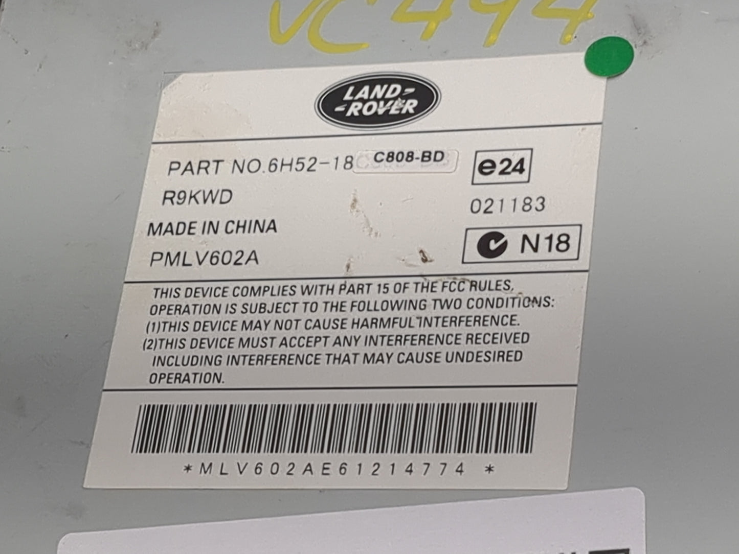 2008 Land Rover Lr2 Radio Speaker Amplifier - Oemusedautoparts1.com