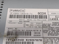 2008-2012 Land Rover Lr2 Radio AM FM Cd Player Receiver Replacement P/N:6G9N-18C815-TA 34W594/DZ-6CDXJGTH-2 Fits OEM Used Au
