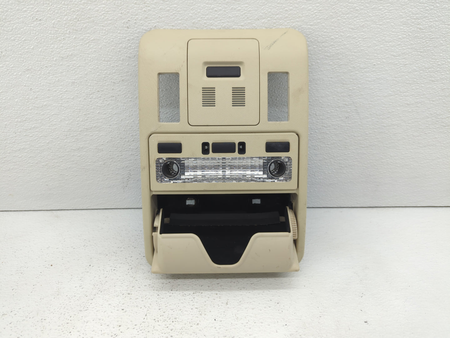 2008 Land Rover Range Rover Overhead Roof Console Cream - Oemusedautoparts1.com