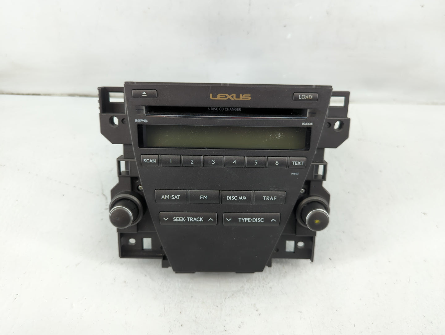 2007-2009 Lexus Es350 Radio AM FM Cd Player Receiver Replacement P/N:86120-33720 Fits Fits 2007 2008 2009 OEM Used Auto Part
