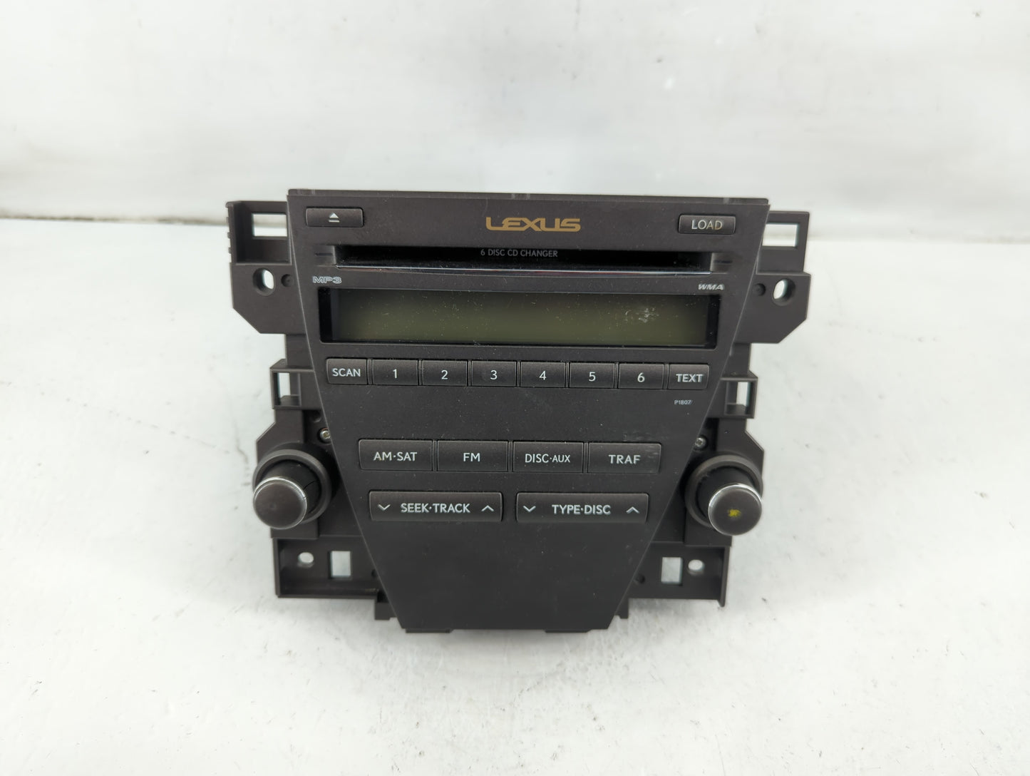 2007-2009 Lexus Es350 Radio AM FM Cd Player Receiver Replacement P/N:86120-33720 Fits Fits 2007 2008 2009 OEM Used Auto Part
