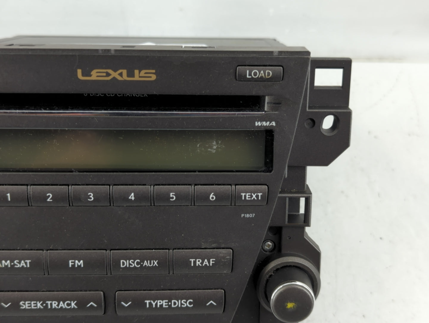2007-2009 Lexus Es350 Radio AM FM Cd Player Receiver Replacement P/N:86120-33720 Fits Fits 2007 2008 2009 OEM Used Auto Part