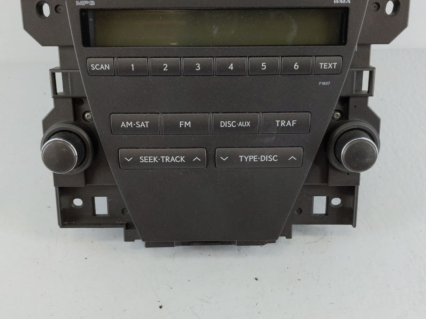 2007-2009 Lexus Es350 Radio AM FM Cd Player Receiver Replacement P/N:86120-33720 Fits Fits 2007 2008 2009 OEM Used Auto Part