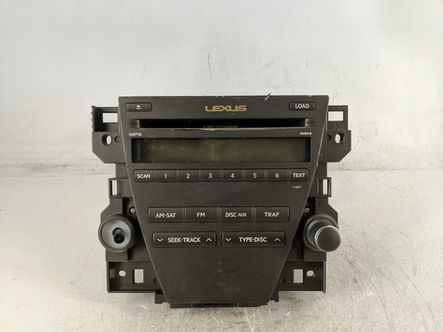 2007-2009 Lexus Es350 Radio AM FM Cd Player Receiver Replacement P/N:86120-33720 Fits Fits 2007 2008 2009 OEM Used Auto Part