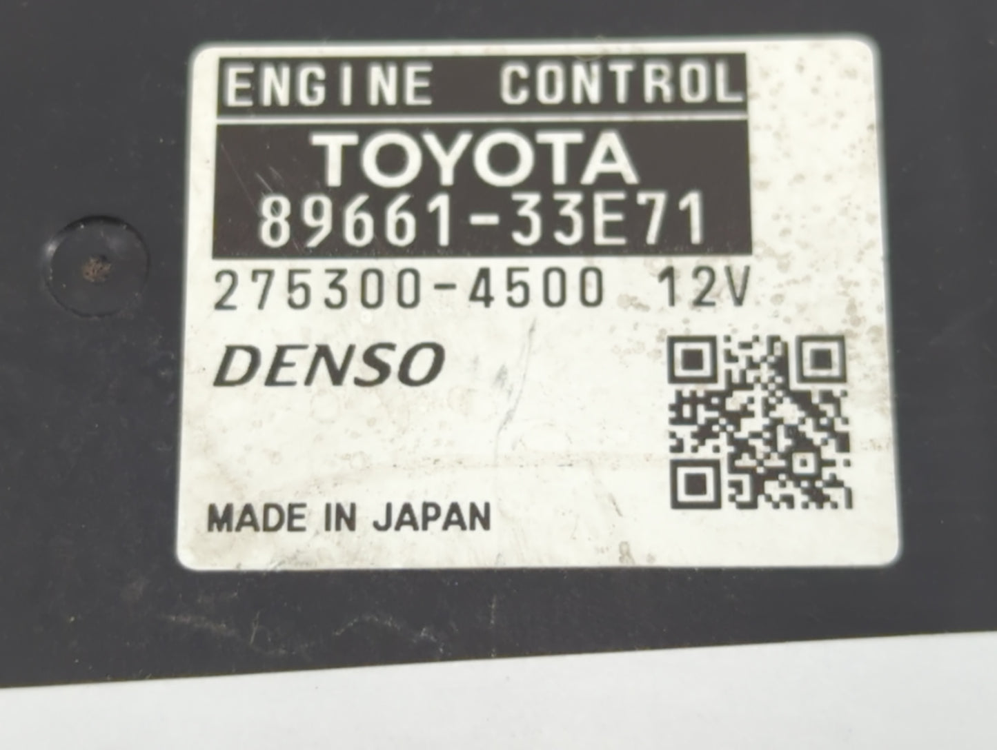 2008-2009 Lexus Es350 PCM Engine Control Computer ECU ECM PCU OEM P/N:275300-4500 89661-33E71, 275300-1550 Fits Fits 2008 20
