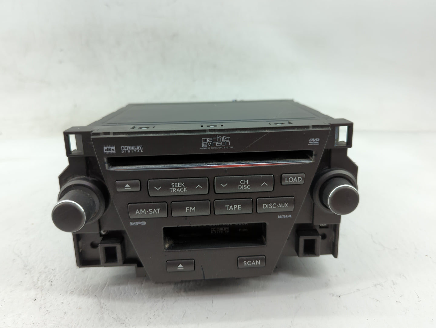 2007-2009 Lexus Es350 Radio AM FM Cd Player Receiver Replacement P/N:86120-33740 Fits Fits 2007 2008 2009 OEM Used Auto Part