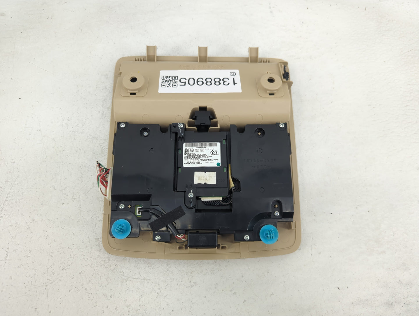 2007-2010 Lexus Es350 Overhead Roof Console 1388905 - Oemusedautoparts1.com