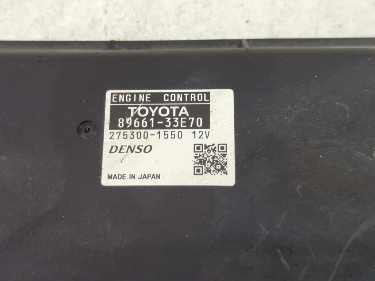 2008-2009 Lexus Es350 PCM Engine Control Computer ECU ECM PCU OEM P/N:275300-1550 89661-33E70 Fits Fits 2008 2009 OEM Used A