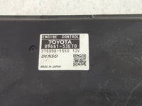 2008-2009 Lexus Es350 PCM Engine Control Computer ECU ECM PCU OEM P/N:275300-1550 89661-33E70 Fits Fits 2008 2009 OEM Used A