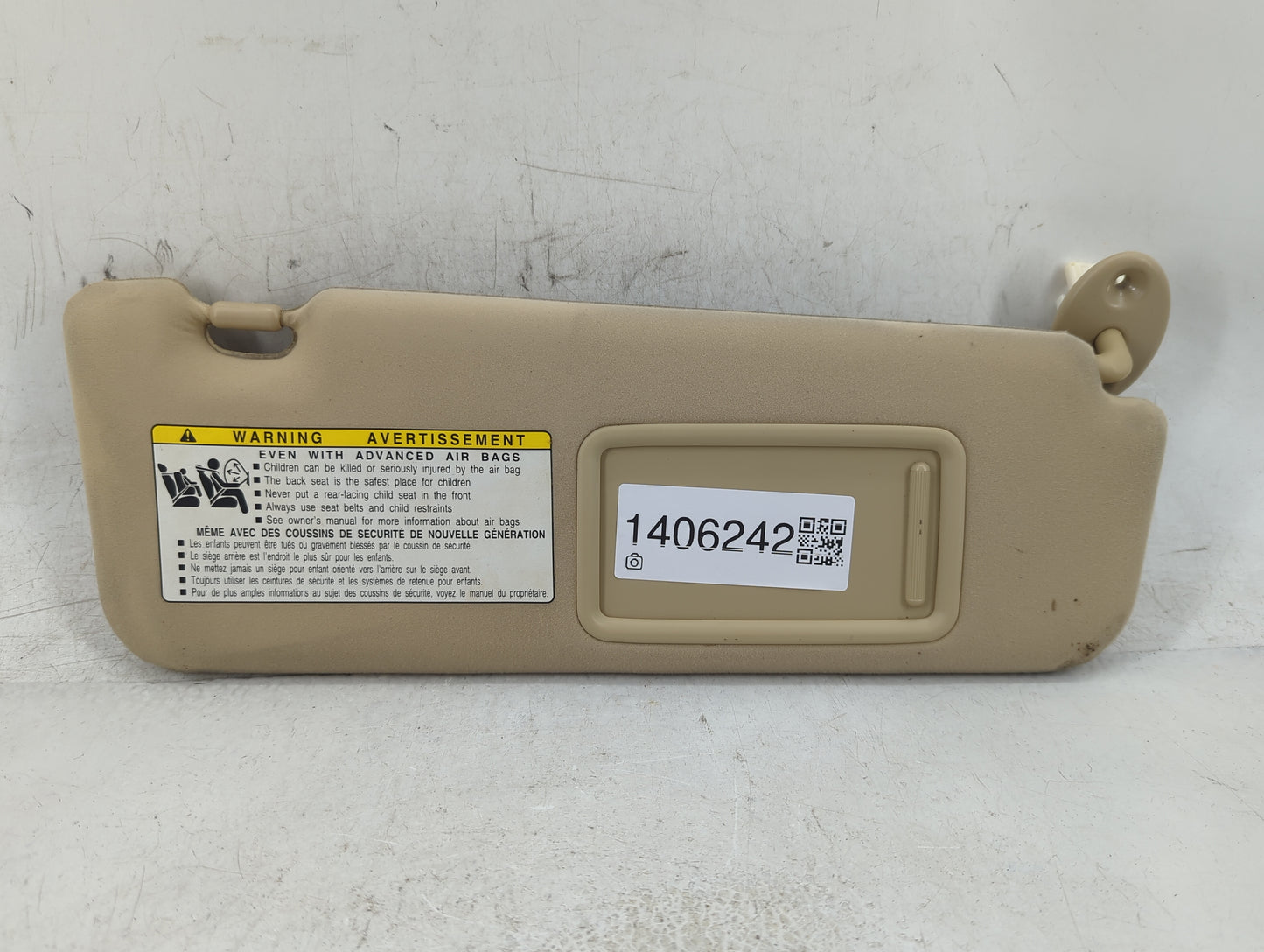 2007-2009 Lexus Es350 Sun Visor Shade Replacement Passenger Right Mirror Fits Fits 2007 2008 2009 OEM Used Auto Parts - Oemu