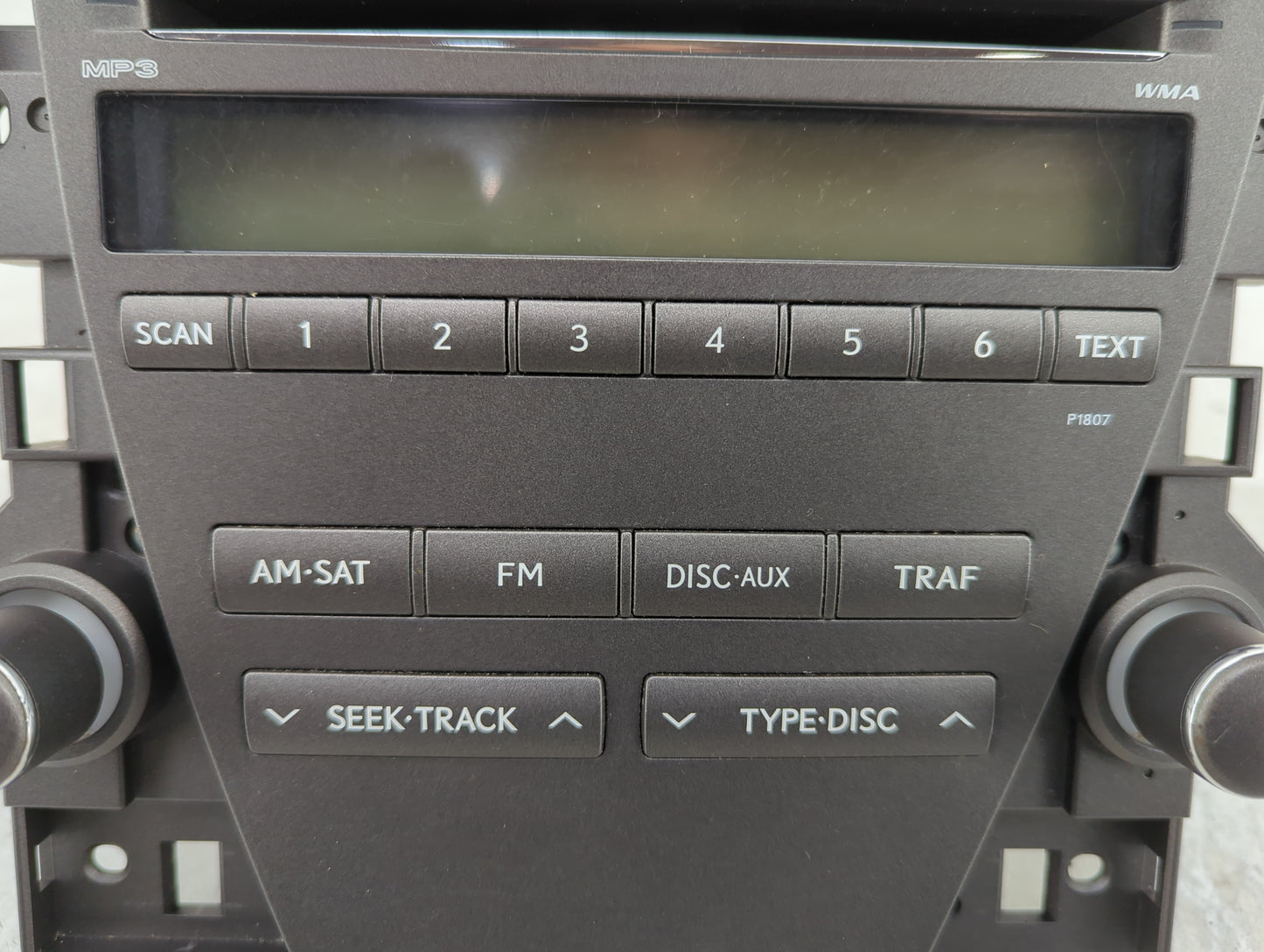 2007-2009 Lexus Es350 Radio AM FM Cd Player Receiver Replacement P/N:86120-33720 Fits Fits 2007 2008 2009 OEM Used Auto Part