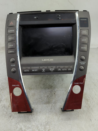 compare product 2008 Lexus Es350 Information Display Screen Black