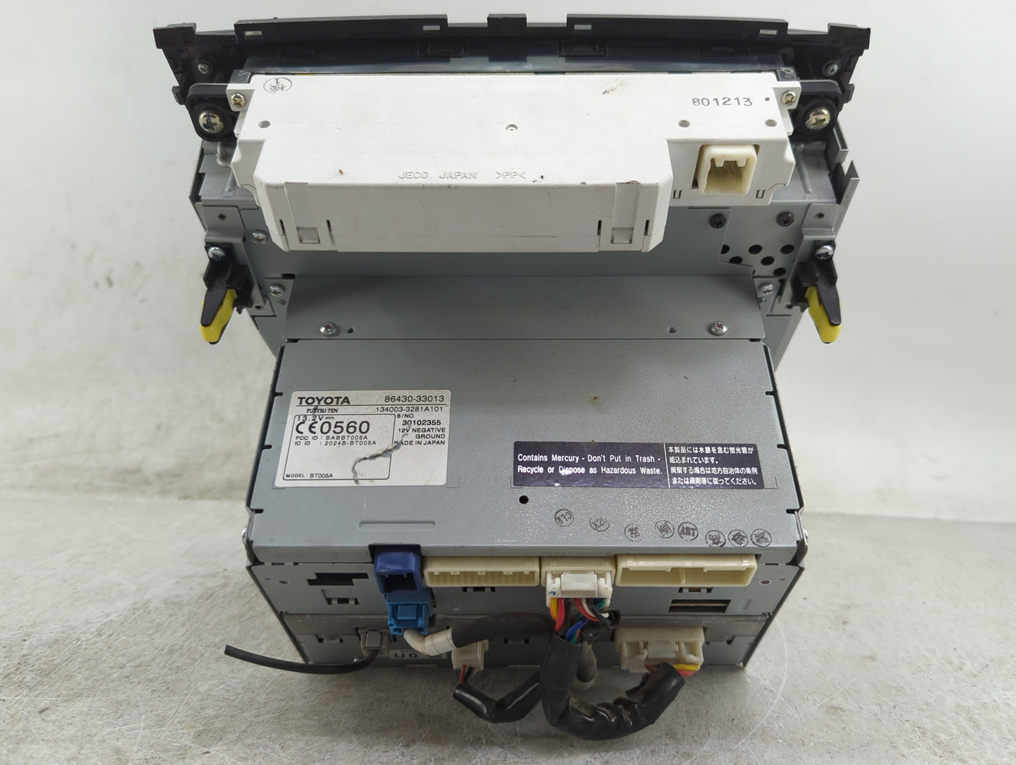 2008 Lexus Es350 Information Display Screen Black - Oemusedautoparts1.com