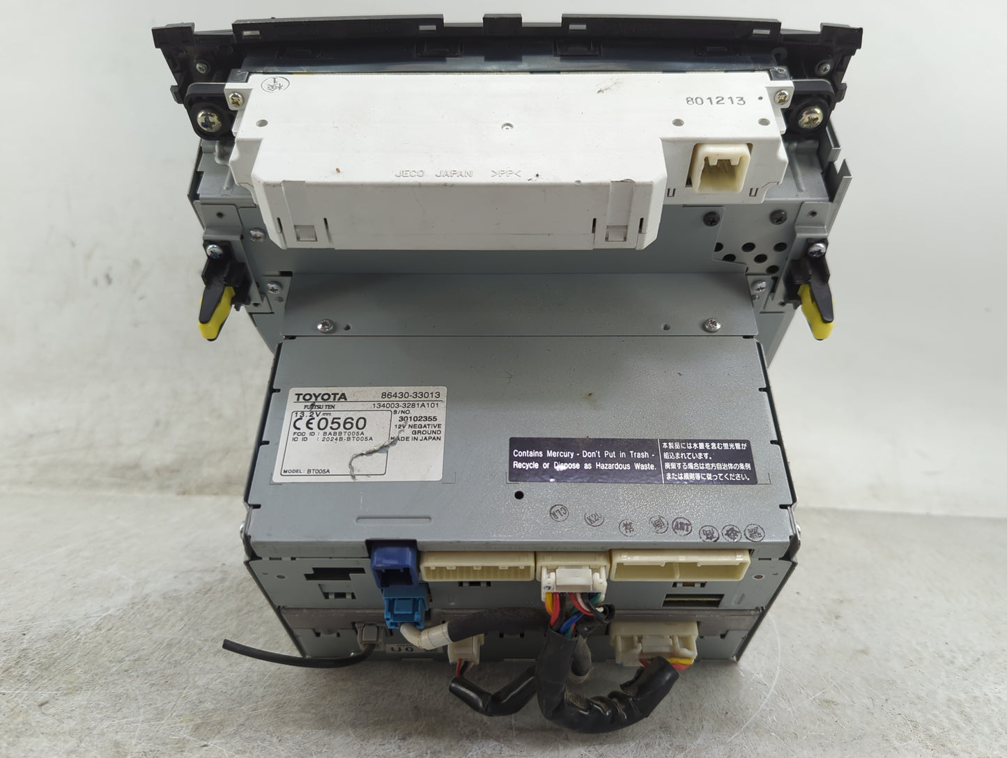2008 Lexus Es350 Information Display Screen Black - Oemusedautoparts1.com