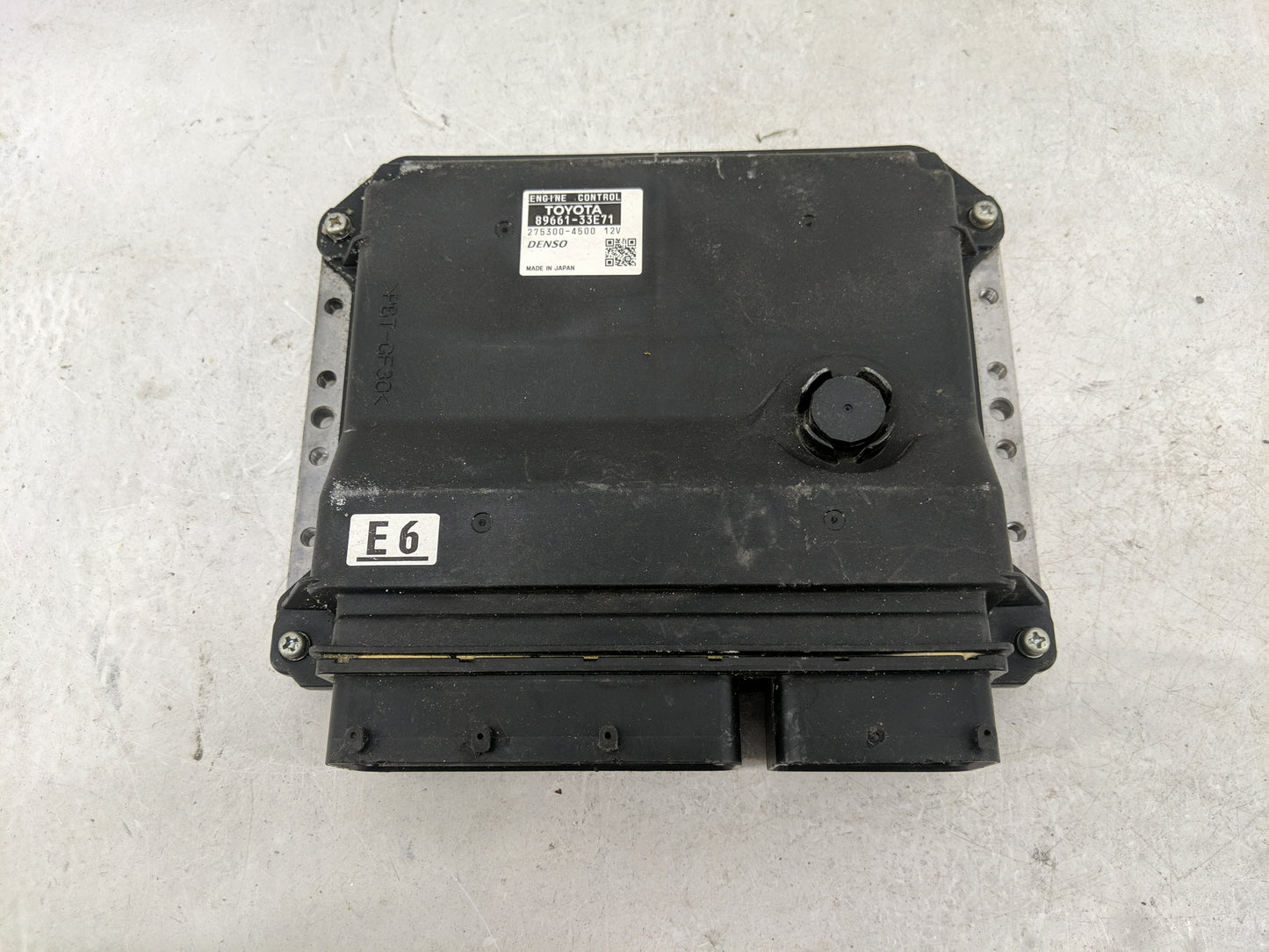 2008-2009 Lexus Es350 PCM Engine Control Computer ECU ECM PCU OEM P/N:89661-33E71 275300-4500 Fits Fits 2008 2009 OEM Used A