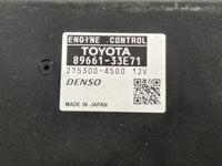 2008-2009 Lexus Es350 PCM Engine Control Computer ECU ECM PCU OEM P/N:89661-33E71 275300-4500 Fits Fits 2008 2009 OEM Used A