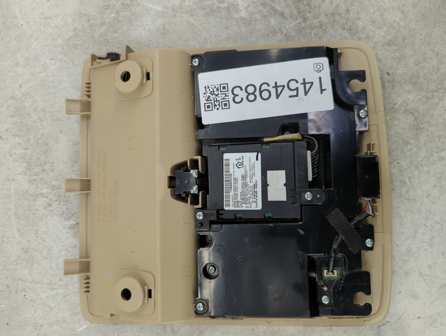 2008 Lexus Es350 Overhead Roof Console - Oemusedautoparts1.com