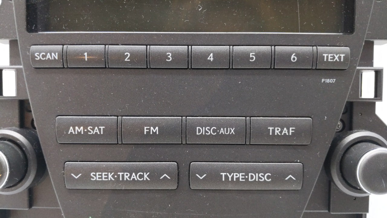 2007-2009 Lexus Es350 Am Fm Cd Player Radio Receiver - Oemusedautoparts1.com