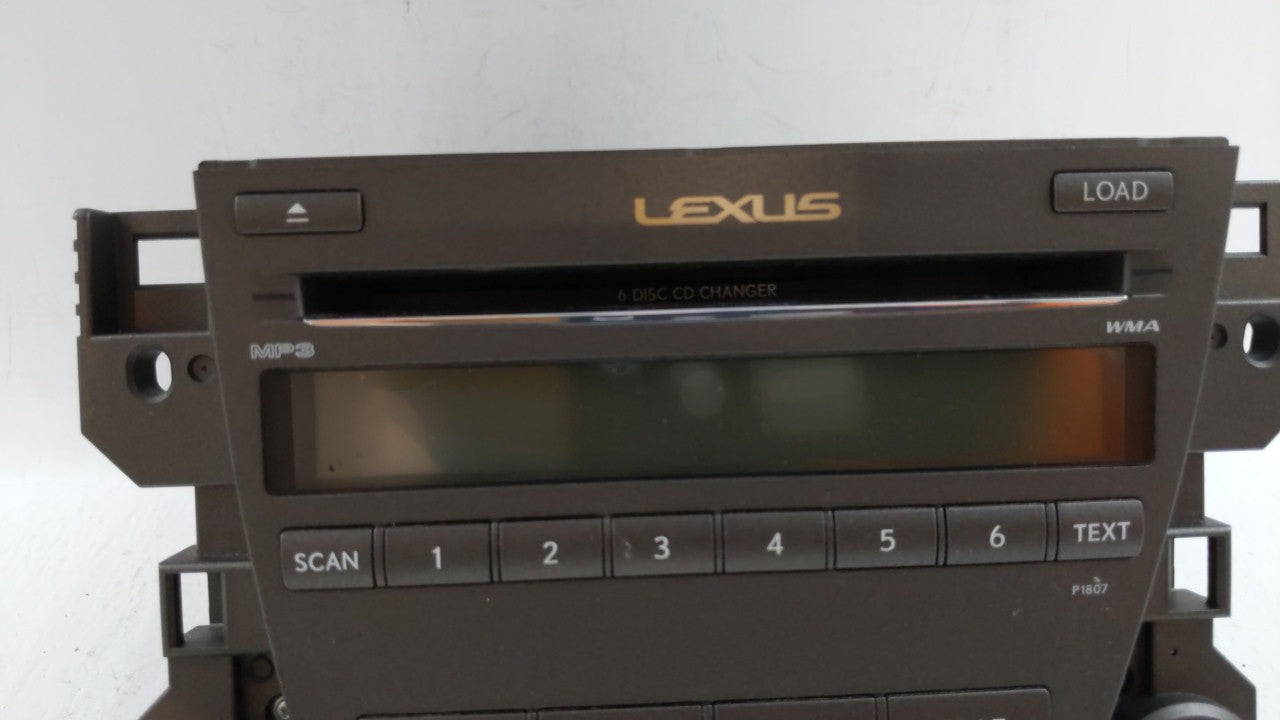 2007-2009 Lexus Es350 Radio AM FM Cd Player Receiver Replacement P/N:86120-33720-1 86120-33720 Fits Fits 2007 2008 2009 OEM 