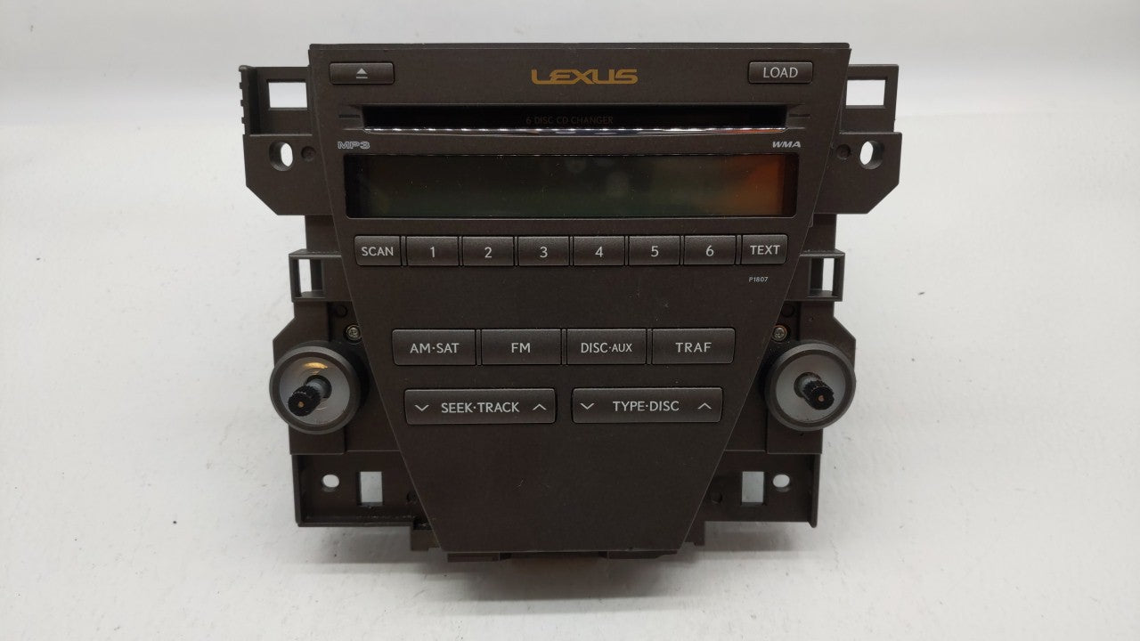 2007-2009 Lexus Es350 Radio AM FM Cd Player Receiver Replacement P/N:86120-33720-1 86120-33720 Fits Fits 2007 2008 2009 OEM 