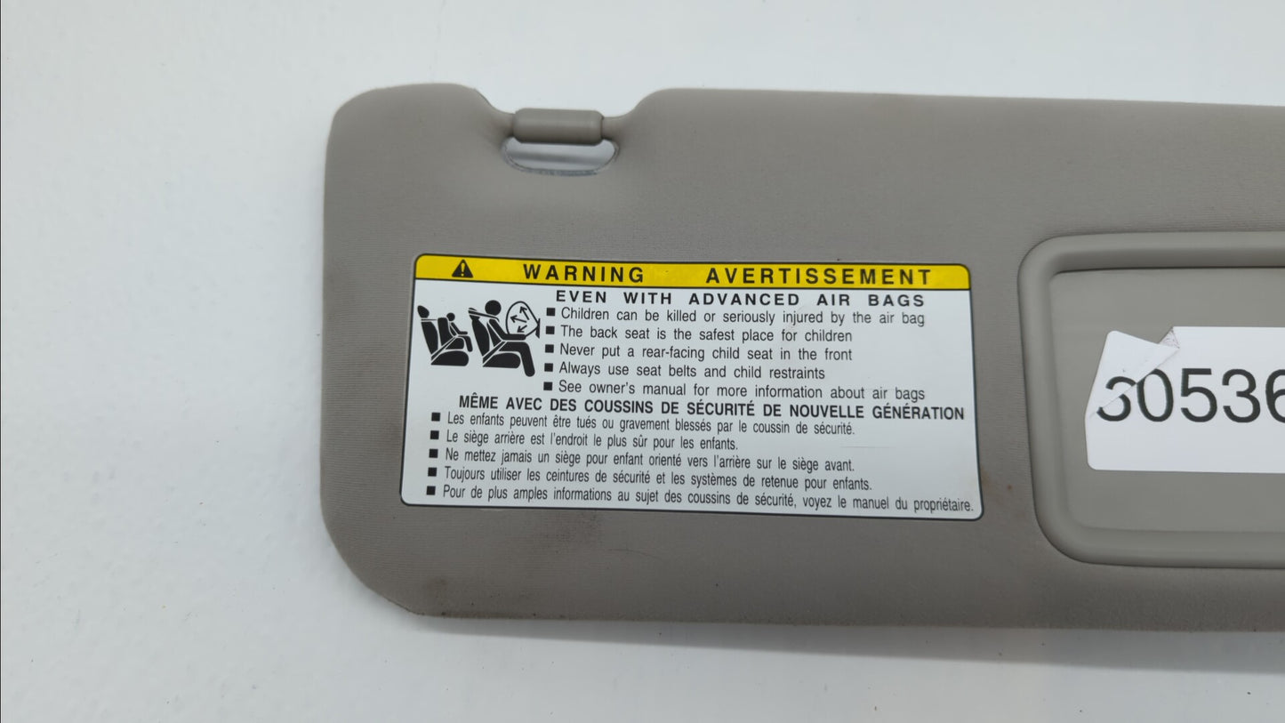 2007-2009 Lexus Es350 Sun Visor Shade Replacement Driver Left Mirror Fits Fits 2007 2008 2009 OEM Used Auto Parts - Oemuseda