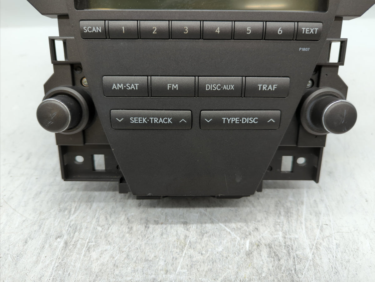 2007-2009 Lexus Es350 Am Fm Cd Player Radio Receiver 326686 - Oemusedautoparts1.com