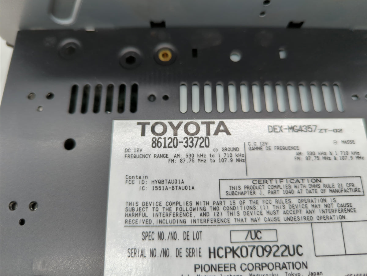 2007-2009 Lexus Es350 Am Fm Cd Player Radio Receiver 326686 - Oemusedautoparts1.com