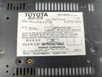 2007-2009 Lexus Es350 Radio AM FM Cd Player Receiver Replacement P/N:86120-33720-1 86120-33720 Fits Fits 2007 2008 2009 OEM 