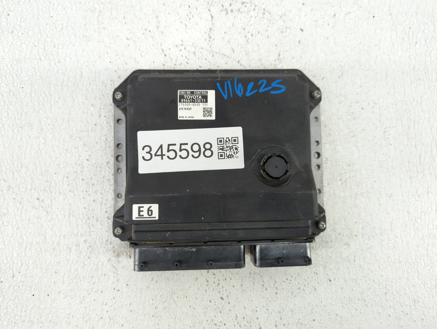 2008-2009 Lexus Es350 PCM Engine Control Computer ECU ECM PCU OEM P/N:89661-33E71 89661-33E70 Fits Fits 2008 2009 OEM Used A