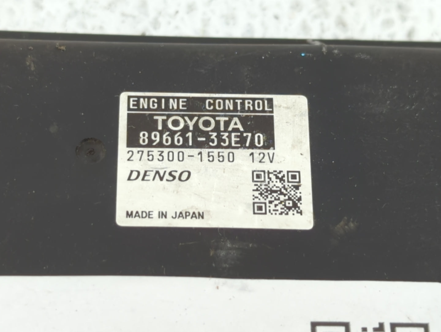 2008-2009 Lexus Es350 PCM Engine Control Computer ECU ECM PCU OEM P/N:89661-33E71 89661-33E70 Fits Fits 2008 2009 OEM Used A