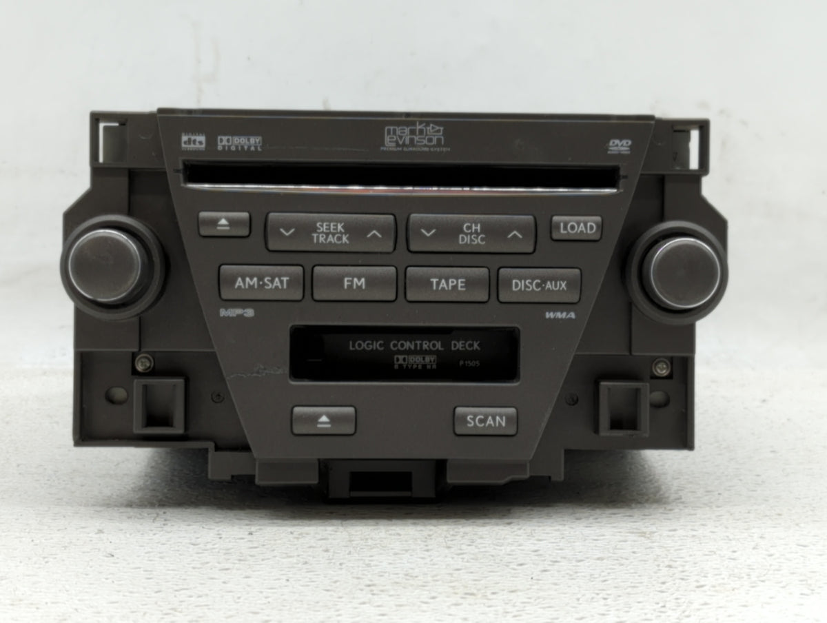 2007-2009 Lexus Es350 Radio AM FM Cd Player Receiver Replacement P/N:86120-33740 Fits Fits 2007 2008 2009 OEM Used Auto Part