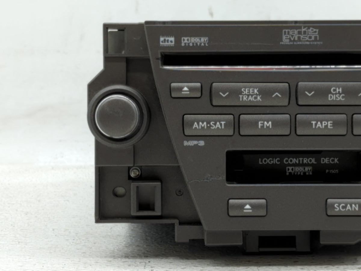 2007-2009 Lexus Es350 Radio AM FM Cd Player Receiver Replacement P/N:86120-33740 Fits Fits 2007 2008 2009 OEM Used Auto Part