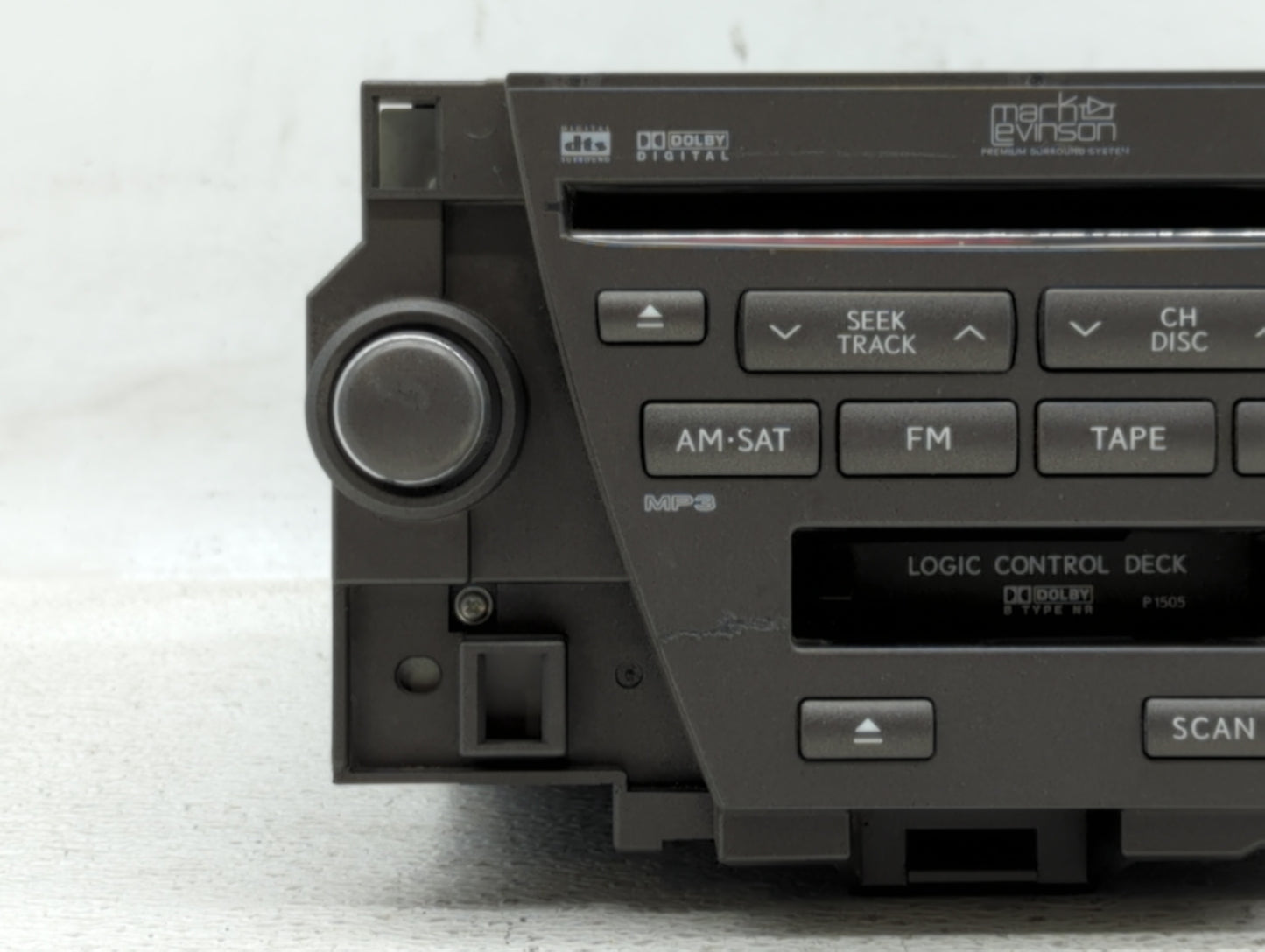 2008 Lexus Es350 Radio AM FM Cd Player Receiver Replacement P/N:86120-33740 Fits OEM Used Auto Parts - Oemusedautoparts1.com