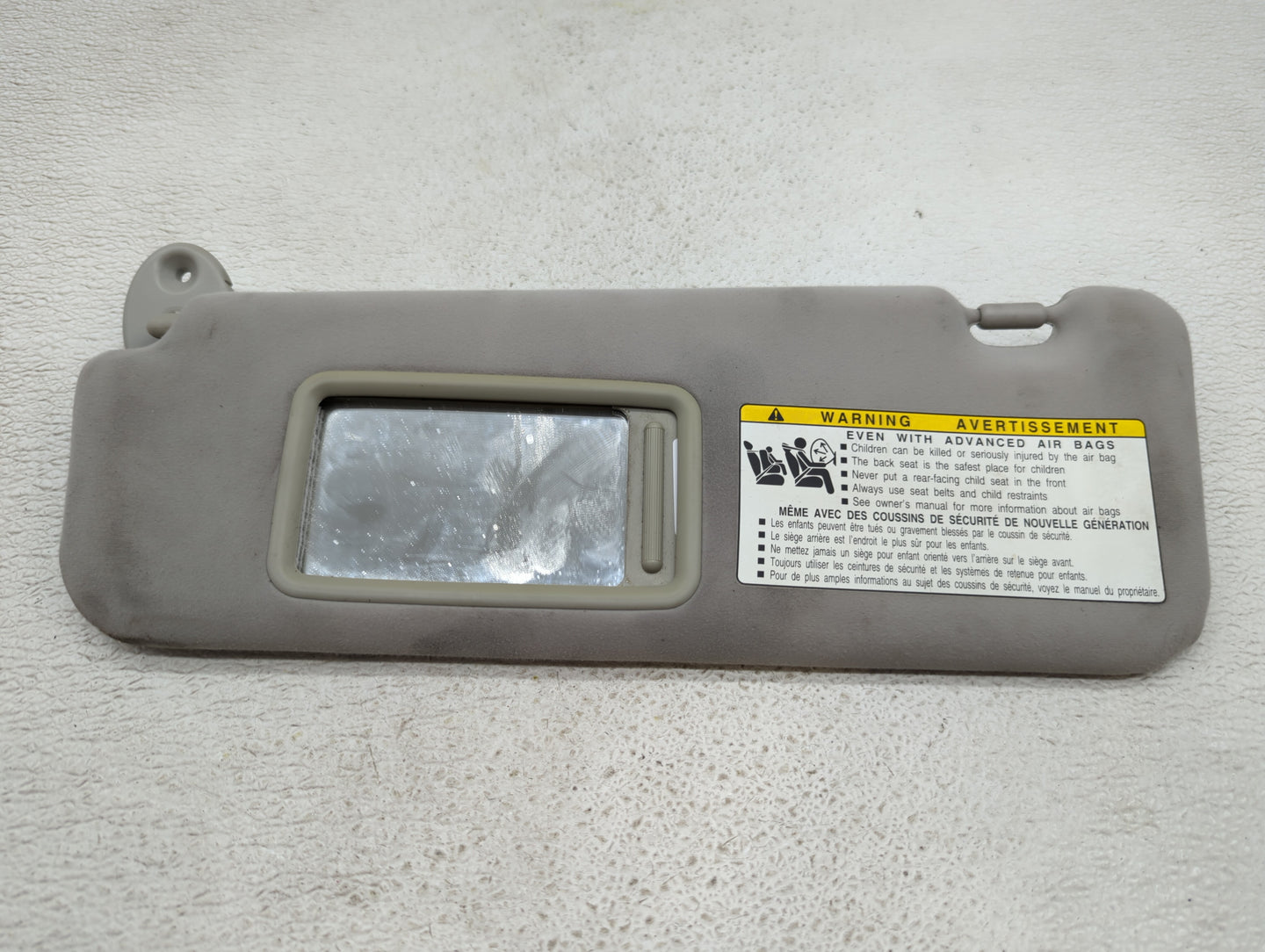 2007-2009 Lexus Es350 Sun Visor Shade Replacement Driver Left Mirror Fits Fits 2007 2008 2009 OEM Used Auto Parts - Oemuseda