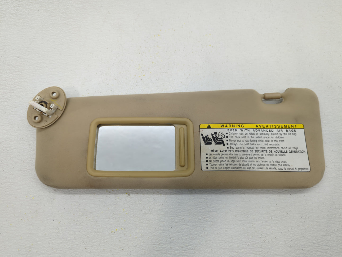 2007-2009 Lexus Es350 Sun Visor Shade Replacement Driver Left Mirror Fits Fits 2007 2008 2009 OEM Used Auto Parts - Oemuseda