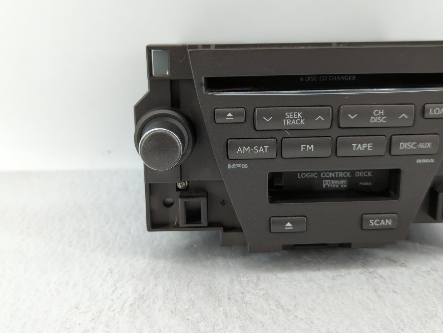 2007-2009 Lexus Es350 Radio AM FM Cd Player Receiver Replacement P/N:86120-33730 Fits Fits 2007 2008 2009 OEM Used Auto Part