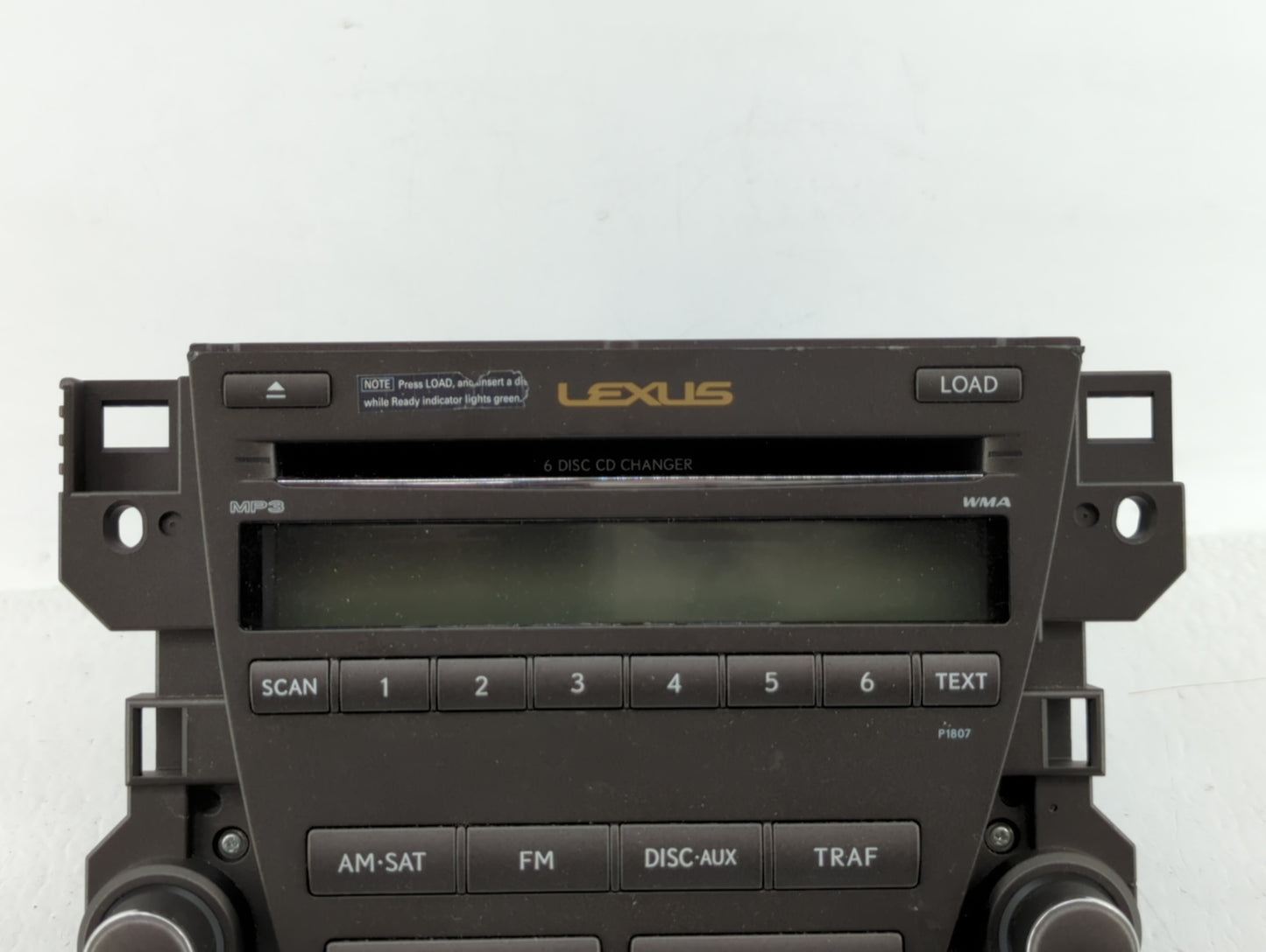 2007-2009 Lexus Es350 Am Fm Cd Player Radio Receiver - Oemusedautoparts1.com
