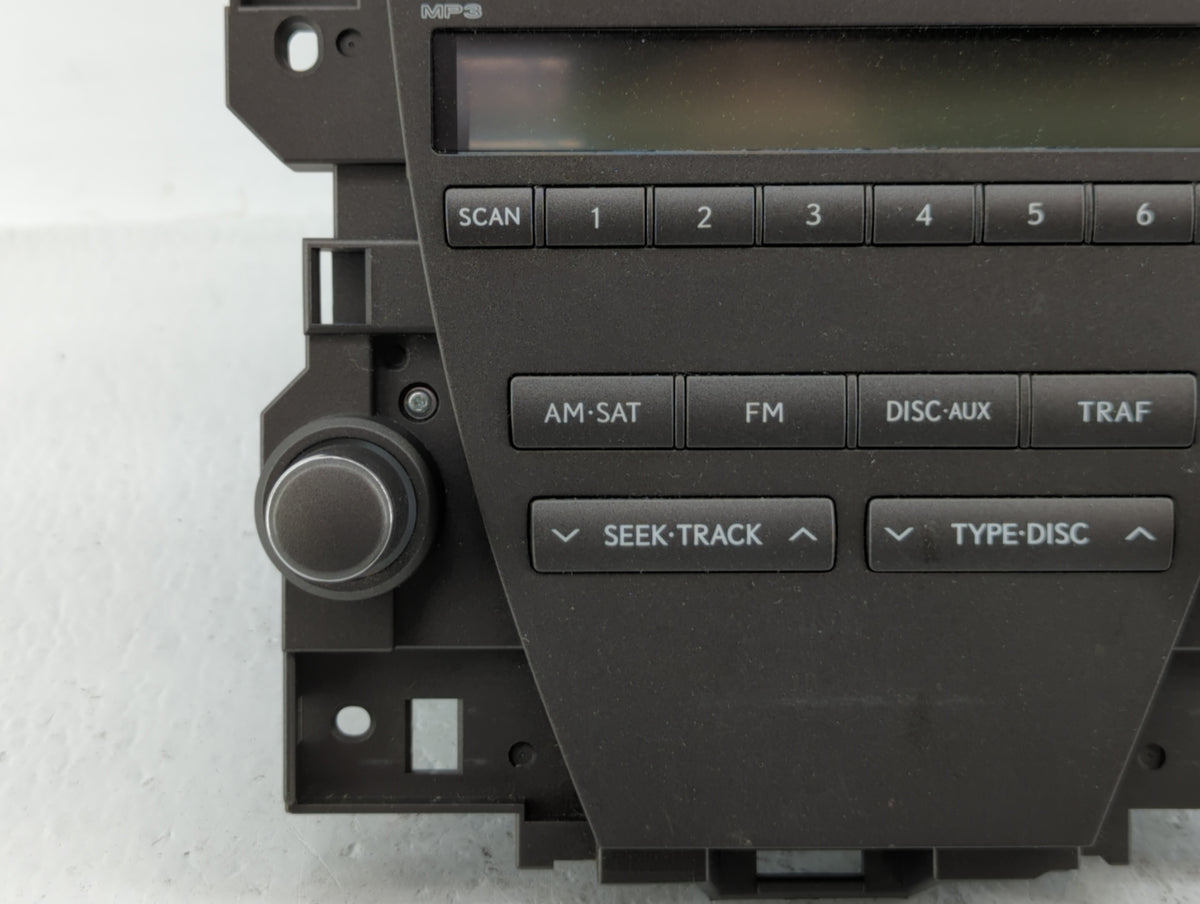 2007-2009 Lexus Es350 Am Fm Cd Player Radio Receiver 440700 - Oemusedautoparts1.com