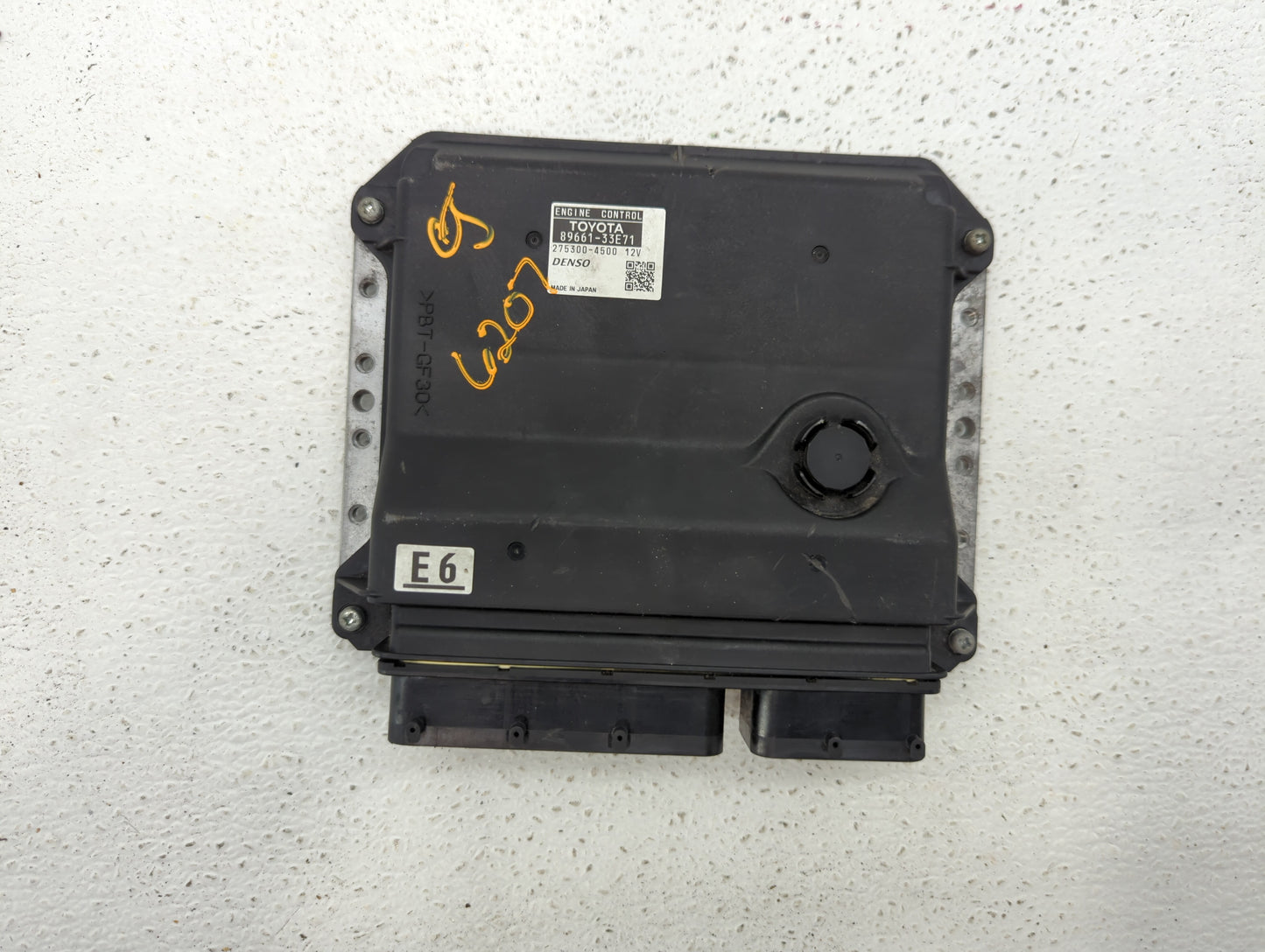 2008-2009 Lexus Es350 PCM Engine Control Computer ECU ECM PCU OEM P/N:89661-33E71 89661-33E70 Fits Fits 2008 2009 OEM Used A