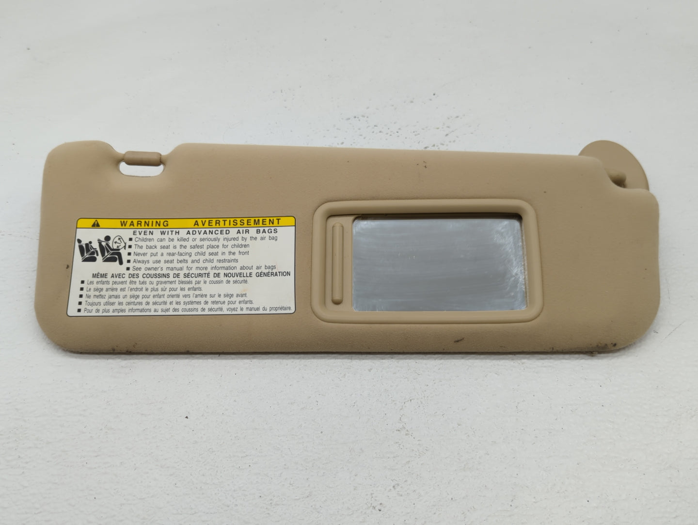 2007-2009 Lexus Es350 Sun Visor Shade Replacement Passenger Right Mirror Fits Fits 2007 2008 2009 OEM Used Auto Parts - Oemu