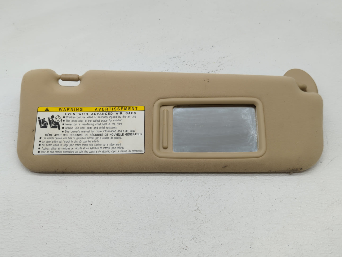 2007-2009 Lexus Es350 Sun Visor Shade Replacement Passenger Right Mirror Fits Fits 2007 2008 2009 OEM Used Auto Parts - Oemu