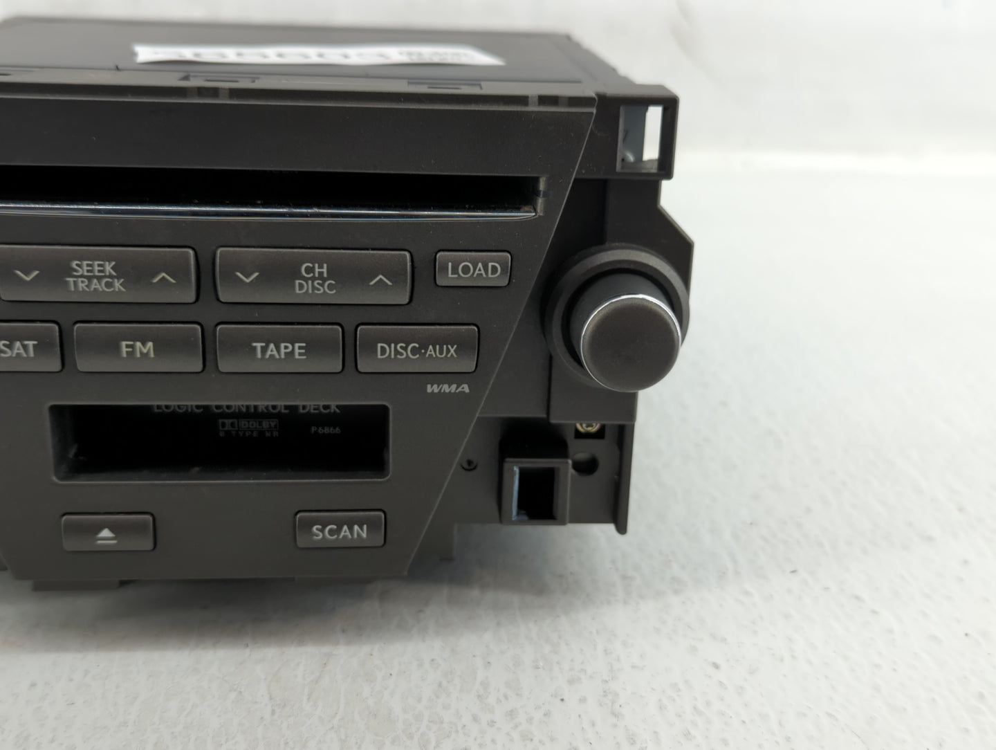 2007-2009 Lexus Es350 Radio AM FM Cd Player Receiver Replacement P/N:86120-33730 Fits Fits 2007 2008 2009 OEM Used Auto Part
