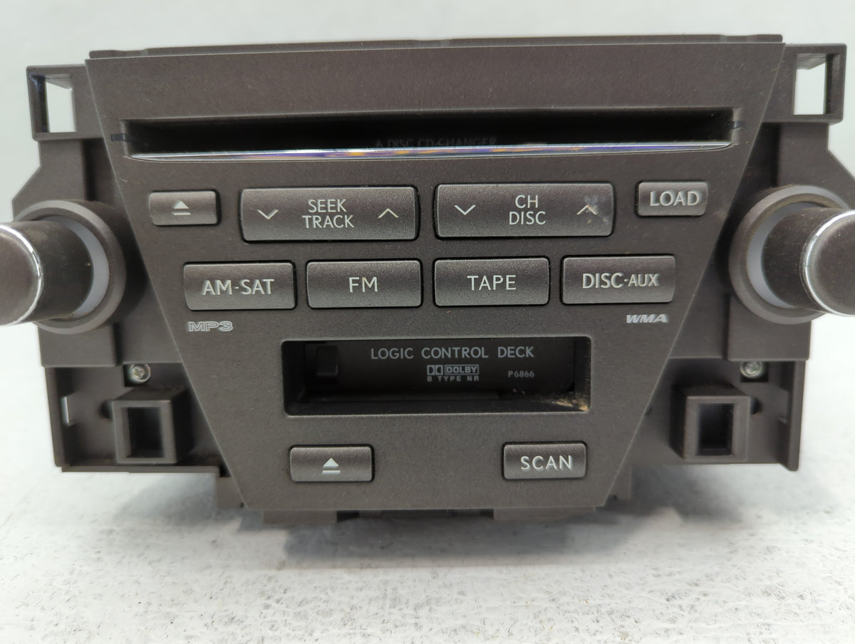 2007-2009 Lexus Es350 Am Fm Cd Player Radio Receiver 568966 - Oemusedautoparts1.com