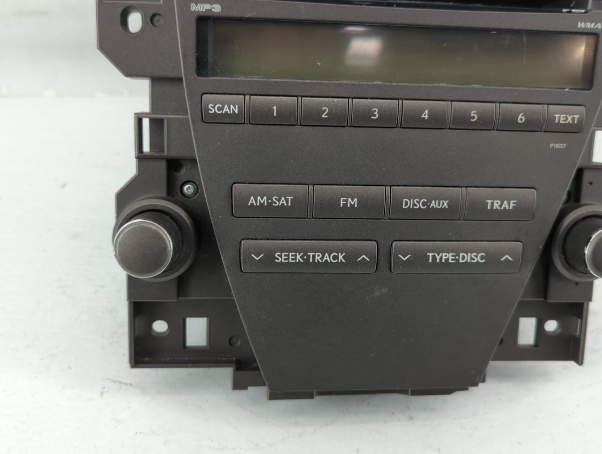 2007-2009 Lexus Es350 Am Fm Cd Player Radio Receiver 572752 - Oemusedautoparts1.com