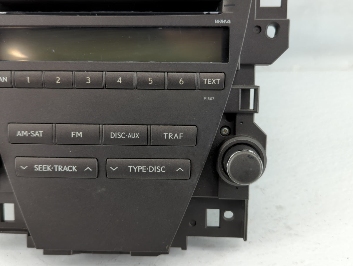 2007-2009 Lexus Es350 Am Fm Cd Player Radio Receiver 572752 - Oemusedautoparts1.com