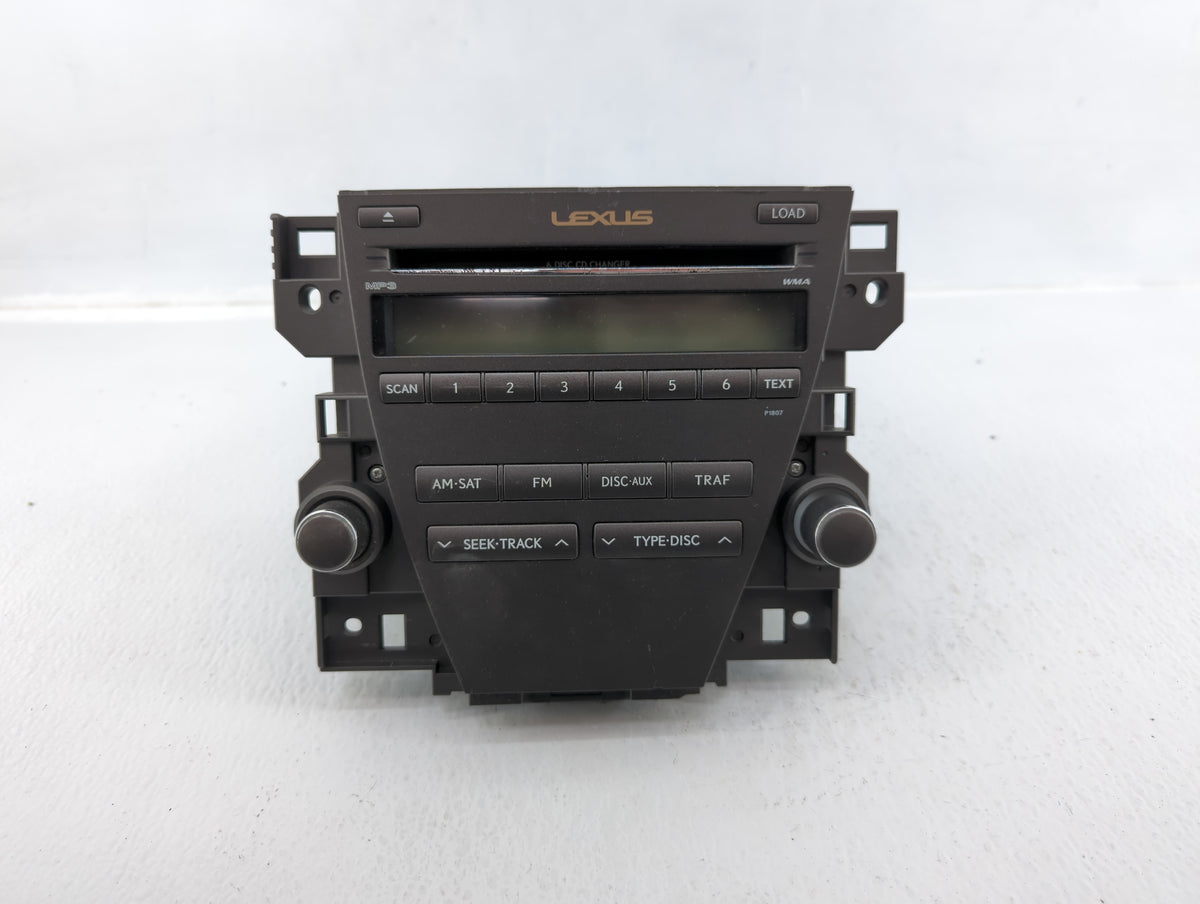 2007-2009 Lexus Es350 Am Fm Cd Player Radio Receiver 583588 - Oemusedautoparts1.com