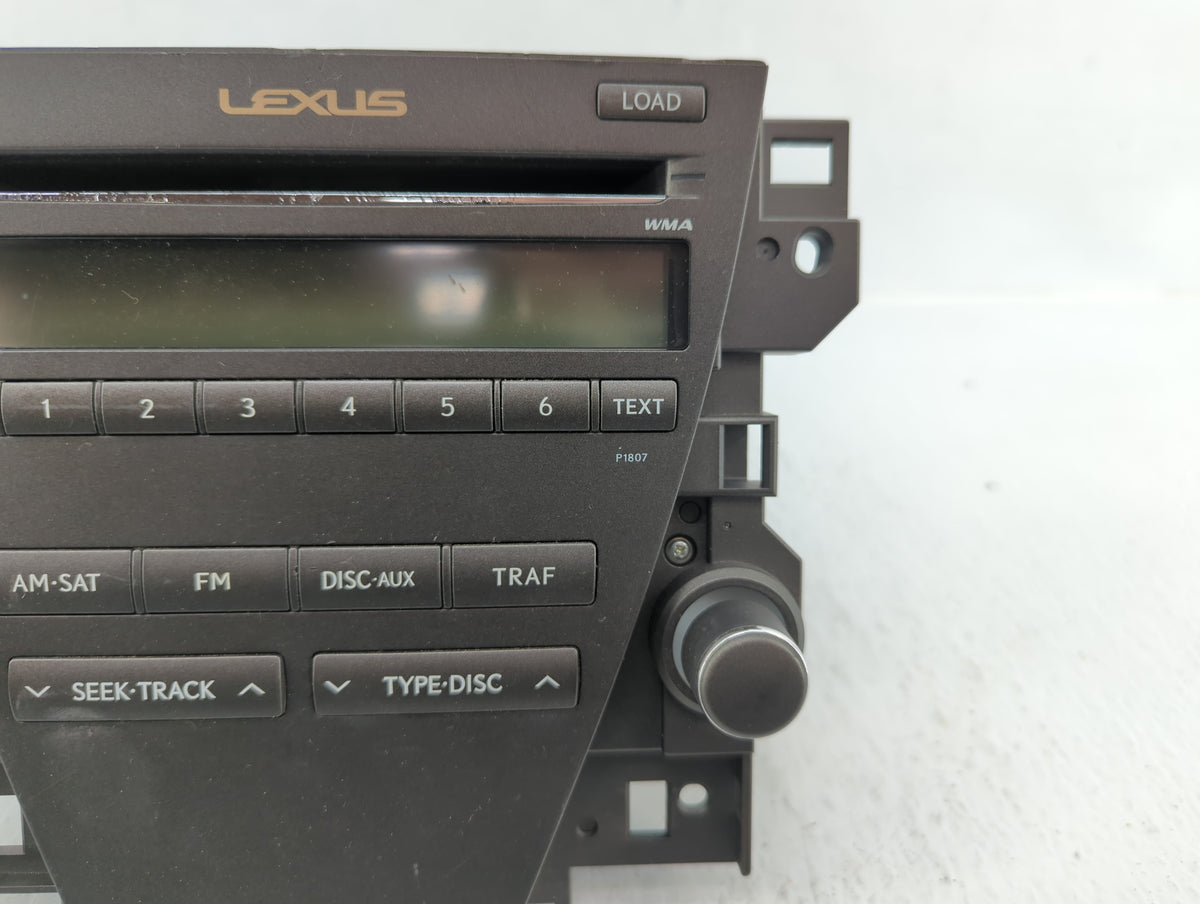 2007-2009 Lexus Es350 Am Fm Cd Player Radio Receiver 583588 - Oemusedautoparts1.com
