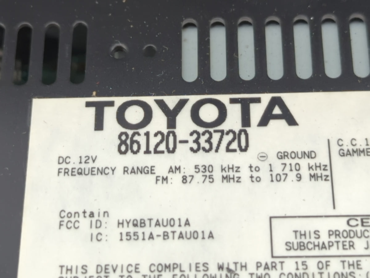 2007-2009 Lexus Es350 Am Fm Cd Player Radio Receiver 583588 - Oemusedautoparts1.com